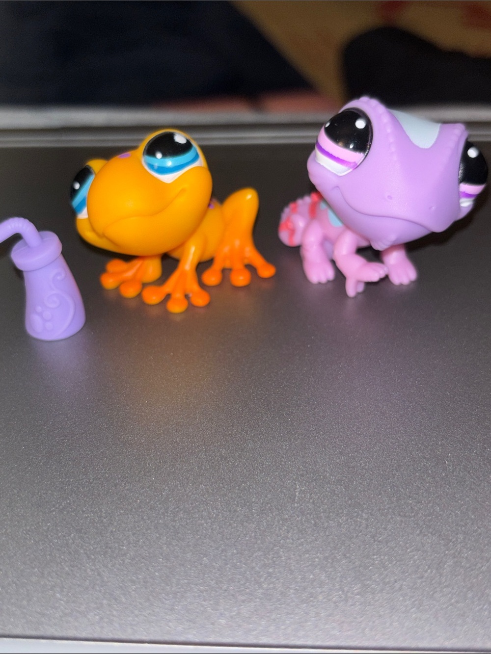 Littlest Pet Shop Chameleon #G7 - #27 & #874 Amphibian Duo